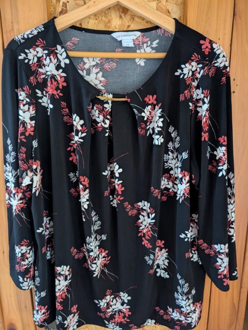 Liz Claiborne Patterned Blouse